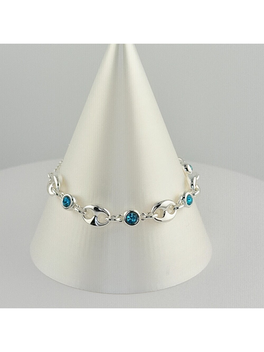 Bomb Party Single Stack Bracelet - on Silver Plating #111